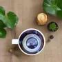 Gifts - Handcrafted Indigo Mug: Customizable French Porcelain with Unique Ethnic Patterns - KEMI HOME ART