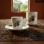 Gifts - Customizable Coffee Cup - Senoufo Waniugo Mask, French Craftsmanship & Ivorian Symbols - KEMI HOME ART