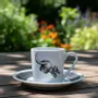Gifts - Customizable Fine Porcelain Mug or Cup: Senoufo Waniugo Mask, Unique and Powerful African Art - KEMI HOME ART
