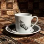 Gifts - Senoufo Mug or Cup: Sacred Art & Customizable French Porcelain – Fierce Jaws, Fangs & Mystical Symbols - KEMI HOME ART
