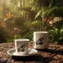 Cadeaux - Tasse ou Mug Sénoufo Personnalisable : Porcelaine Française et Motif Africain Unique - Esprit Waniugo en Édition Limitée - KEMI HOME ART