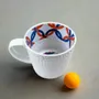 Cadeaux - Mug Artistique en Porcelaine Française : Extérieur Granité, Intérieur WAX Jeux Olympiques - Personnalisable à l'Infini ! - KEMI HOME ART