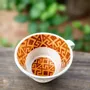 Gifts - Handcrafted French Porcelain Mug: Ntshak Kuba Patterns & Unique Customization - KEMI HOME ART