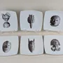 Gifts - African Splendor: Customizable Porcelain Set with Traditional Masks - 12 Unique Art Pieces - KEMI HOME ART