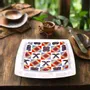 Cadeaux - Édition Limitée : Coffret de 12 Assiettes en Porcelaine Française Personnalisables aux Symboles Adinkra - Artisanat d'Excellence - KEMI HOME ART