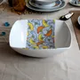 Gifts - Customizable Porcelain Bowl - Vibrant 'Wedding Flowers' Wax Design in Gift Box - KEMI HOME ART