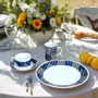 Gifts - Morning Awakening: Customizable Fine Porcelain Breakfast Set - Kanta Niger Motif, Unique French Craftsmanship - KEMI HOME ART
