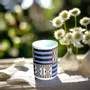 Gifts - Morning Awakening: Customizable Fine Porcelain Breakfast Set - Kanta Niger Motif, Unique French Craftsmanship - KEMI HOME ART