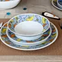 Gifts - Customizable Porcelain Plate Set - Wedding Flowers & Elegant Rings Motif - Unique Piece for Celebrations - KEMI HOME ART