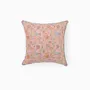 Coussins textile - HOUSSE DE COUSSIN CARRÉ À Passepoil IMPRIMÉ EN BLOC - ROSE VANA - CRAFT BOAT