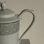 Tea and coffee accessories - Porcelain teapot from Bavaria Germany blue border - OFFICE OBJETS