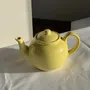 Tea and coffee accessories - Vintage yellow teapot ball H15.5cm D9cm - OFFICE OBJETS