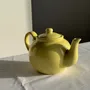 Tea and coffee accessories - Vintage yellow teapot ball H15.5cm D9cm - OFFICE OBJETS