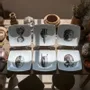 Gifts - African Splendor: Customizable Porcelain Set with Traditional Masks - 12 Unique Art Pieces - KEMI HOME ART