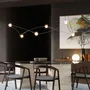 Hanging lights - Kosmos 6L - stainless steel glass sphere LED pendant lamp - MOSS OBJECTS