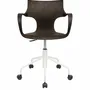 Office seating - ERBI MOKA CHAIR, swivel frame on castors - STILFIBRA