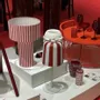 Table lamps - OCTAVEO lamp with red stripes | MY LÉONE - CÔTE OUEST DÉCO - PRO