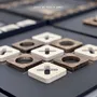Design objects - Tic Tac Toe Game Board - Ovangkol & Maple wood - SHALL WE PLAY A GAME?