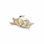 Hotel bedrooms - Porcelain Turtle Sculpture – Gold Edition - OCEANSTORE DESIGN