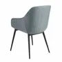 Chairs - Greyish blue marbled fabric chair - ANGEL CERDÁ