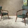 Fauteuils - Fauteuil en similicuir vert foncé - ANGEL CERDÁ
