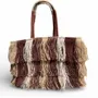 Sacs et cabas - Jute macramé fringe bag - mixed colours - MAISON BENGAL
