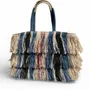 Sacs et cabas - Jute macramé fringe bag - mixed colours - MAISON BENGAL