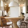 Dining Tables - RATTAN ROUND DINING TABLE OSLO NATURAL - MAHE HOMEWARE