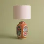 Lampes de table - BASE DE LAMPE DE TABLE EN CÉRAMIQUE MAGGIE ORANGE - MAHE HOMEWARE