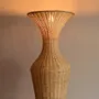 Lampadaires - LAMPADAIRE VASE EN ROTIN CELIA - MAHE HOMEWARE