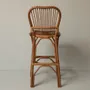 Chaises - TABOURET DE BAR EN ROTIN PHILIPPE MARRON - MAHE HOMEWARE