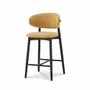 Stools - Jaspe Black & Yellow Stool - EMPREINTE DU TEMPS