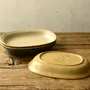 Assiettes au quotidien - Assiette ovale Karil - MARUMITSU POTERIE