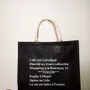Bags and totes - Customizable jute tote bag – JUT 4 NL - MEME BERNADETTE (FEEL-INDE)