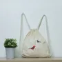 Sacs et cabas - Sac à dos en coton bio 140g à personnaliser - ORG 20 - MEME BERNADETTE (FEEL-INDE)