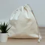 Bags and totes - 260g cotton drawstring pouch Made in France to customize – Audrey M - MEME BERNADETTE (FEEL-INDE)
