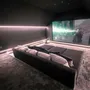 Settees - Private cinema room in the attic - MYCINÉ