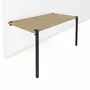 Other tables - RECTANGULAR WALL TABLE WITH LIGHT OAK DECOR CASSIOPÉE - DECO-GEM