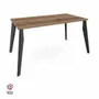 Dining Tables - ARIES ANTIQUE OAK DECOR RECTANGULAR DINING TABLE - DECO-GEM