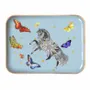 Trays - Enamelled tray or pouch\" The enchanted garden\ " - PARADISIO IMAGINARIUM