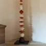 Design objects - Totem made of ceramic pieces customised - STUDIO WILD ORANGE