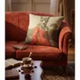 Linge - Bestiaire Aristocratique 15 (Dame Renard) — Housse Coussin Velours 45cm x 45cm - LAURE WELFLING - DJEBELI