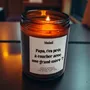 Objets de décoration - Bougie Parfumée - Papa, t'es prêt à coucher avec une grand mère ? - Musc blanc – 160g - MUISTI