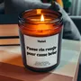 Objets de décoration - Bougie Parfumée - Pause vin rouge pour cause bébé - Musc blanc – 160g - MUISTI