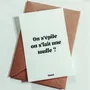 Carterie - Carte postale message - On s'épile on se fait une touffe ? – Format 10x15cm - MUISTI