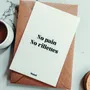 Carterie - Carte postale message - No pain no rillettes – Format 10x15cm - MUISTI