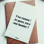 Card shop - Postcard message - You're gorgeous, can I be your burden? – Size 10x15cm - MUISTI
