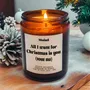 Objets de décoration - Bougie Parfumée - All I want for Christmas is you (tout nu) - Musc blanc – 160g - MUISTI