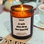 Objets de décoration - Bougie Parfumée - Je suis plus dirty que dancing - Musc blanc – 160g - MUISTI