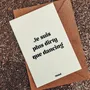 Card shop - Postcard message - I'm more dirty than dancing - Size 10x15cm - MUISTI